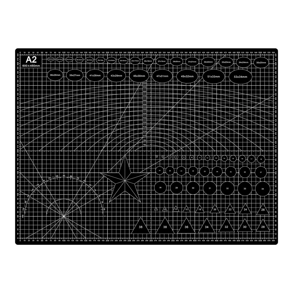 Tapis de découpe noir auto-cicatrisant